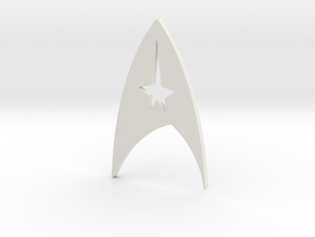 Wall Badge - TOS Command in White Natural Versatile Plastic