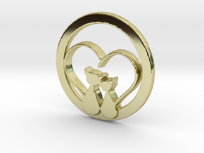 MAKOM COIN OF LOVE in 18K Yellow Gold