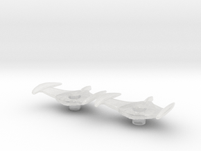 Romulan BOP (ENT) 1/7000 Attack Wing x2 in Clear Ultra Fine Detail Plastic