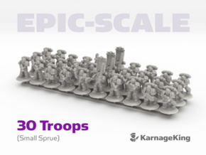 Epic-Scale : G7 Tactical Squads (Base) in Tan Fine Detail Plastic: Small