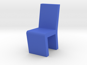 H CHAIR-01_1-25 in Blue Smooth Versatile Plastic