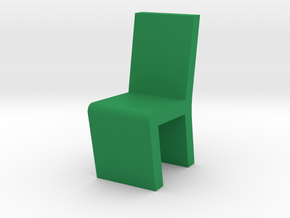 H CHAIR-01_1-25 in Green Smooth Versatile Plastic