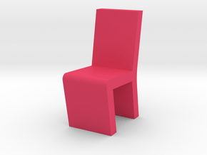 H CHAIR-01_1-25 in Pink Smooth Versatile Plastic