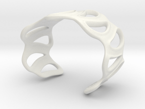 sinuous bracelet 43 in White Natural Versatile Plastic