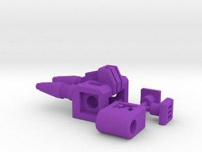 TF G1 Countdown Articulated Large Double Laser in Purple Smooth Versatile Plastic