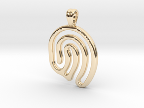 Artificial life in 14k Gold Plated Brass