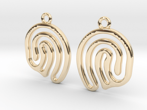 Artificial life in 14k Gold Plated Brass