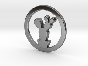 MAKOM COIN OF LOVE in Fine Detail Polished Silver