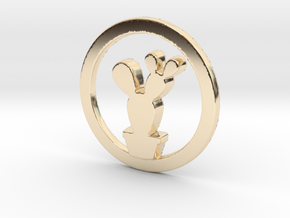 MAKOM COIN OF LOVE in 9K Yellow Gold 