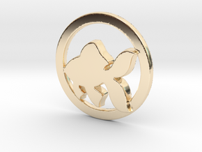 MAKOM COIN OF LOVE in 14K Yellow Gold