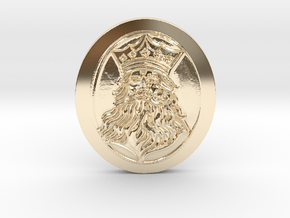 Lord Zeus Bespoke 100% REAL Coin in 9K Yellow Gold 