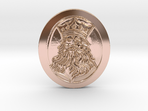 Lord Zeus Bespoke 100% REAL Coin in 9K Rose Gold 