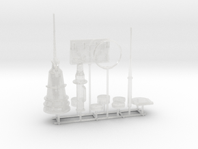 1/72 U-Boot U-441 Conning Tower Detail KIT in Clear Ultra Fine Detail Plastic