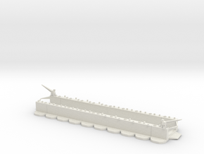 700 Scale USS Artisan ABSD-1 All ten sections/ in White Natural Versatile Plastic