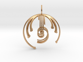 Harmonic Oscillator (Double-Domed) in Natural Bronze