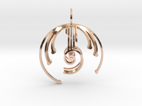 Harmonic Oscillator (Double-Domed) in 9K Rose Gold 
