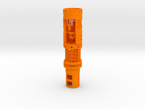 Crystal Warrior OLED Chassis, Part 1 of 3 in Orange Smooth Versatile Plastic