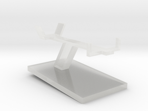 Tactical Boarding Craft stand in Clear Ultra Fine Detail Plastic