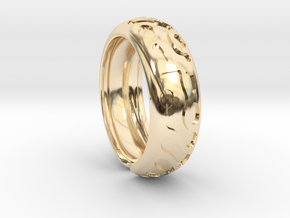Diffusion in 9K Yellow Gold 