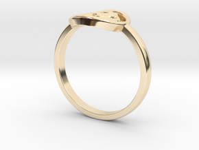 Om Ring | Spiritual | Blessed | 9k Gold | Me in 9K Yellow Gold : 10 / 61.5