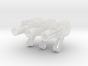 TF-G12a Pulse Mortar Launcher - Under Mount in Clear Ultra Fine Detail Plastic: d00