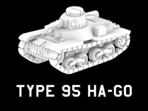 Type 95 Ha-Go in White Natural Versatile Plastic: 1:220 - Z