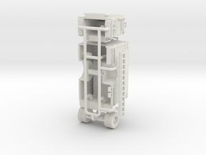 1/64 Seagrave Rescue Pumper w/ Ladder Rack & Pump in White Natural Versatile Plastic