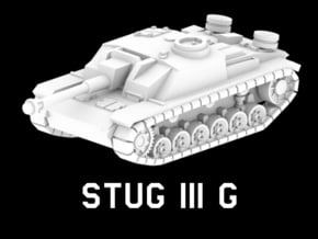 StuG III G in White Natural Versatile Plastic: 1:220 - Z
