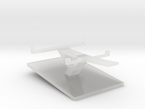 Heist Freighter stand in Clear Ultra Fine Detail Plastic