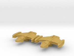 Romulan Science Ship 1/3788 Attack Wing x2 in Tan Fine Detail Plastic