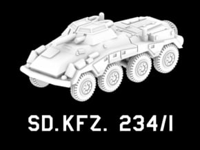 Sd.Kfz.234/1 in White Natural Versatile Plastic: 1:220 - Z