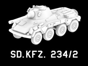 Sd.Kfz.234/2 in White Natural Versatile Plastic: 1:220 - Z