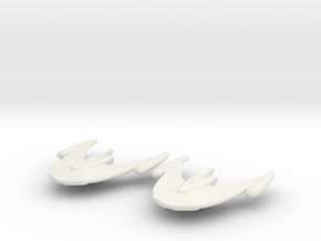 Romulan Sunhawk 1/7000 Attack Wing x2 in White Natural Versatile Plastic