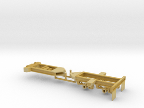 1/87th 2 axle booster for Talbert Type rail lowboy in Tan Fine Detail Plastic