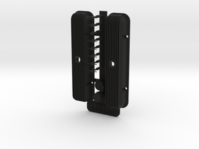 1/8 Pontiac Cal-Customs Valve Covers T-Bolts V2 in Black Smooth Versatile Plastic
