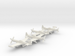 Piper PA-48 Enforcer / Cavalier X-22 Mustang 3 in White Natural Versatile Plastic: 1:285 - 6mm