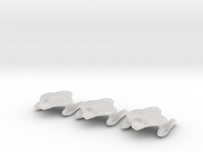 Selay Frigate 1/15000 x3 in Clear Ultra Fine Detail Plastic