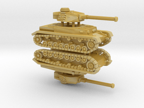Panzer IV G in Tan Fine Detail Plastic: 6mm