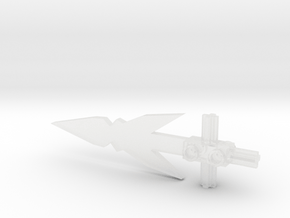 Lego Bionicle Nuke Dagger in Clear Ultra Fine Detail Plastic