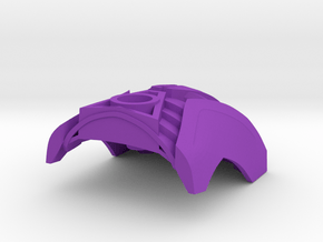 Rau Matatu(Stud connecter) in Purple Smooth Versatile Plastic