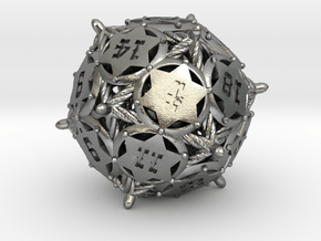 D20 Balanced - Sheriff in Natural Silver