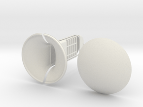 Home Phone Concept Model in White Natural Versatile Plastic