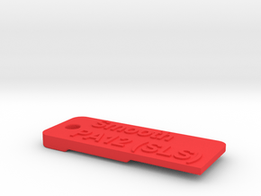 Smooth Versatile Plastic [PA12 (SLS)] Sample  in Red Smooth Versatile Plastic