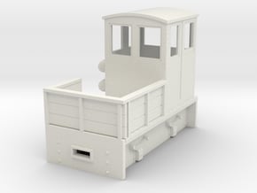 HO small electric loco 6 in White Natural Versatile Plastic