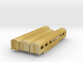 o-120fs-lner-silver-jubilee-C-D-triplet-coach in Tan Fine Detail Plastic