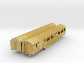 o-120fs-lner-silver-jubilee-E-F-twin-coach in Tan Fine Detail Plastic