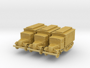 Ford V3000 Maultier Radio late (x3) 1/285 in Tan Fine Detail Plastic