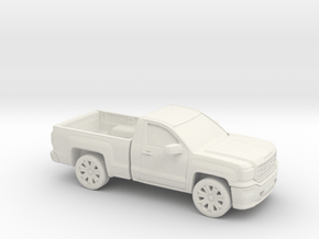 1/64 2013-17  GMC Sierra Reg Cab Reg Bed Shell in White Natural Versatile Plastic