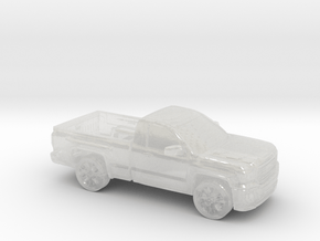 1/64 2013-17  GMC Sierra Reg Cab Reg Bed Shell in Clear Ultra Fine Detail Plastic