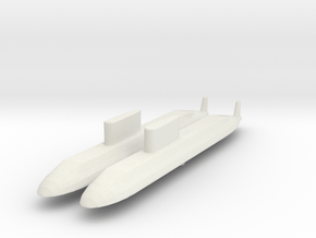 Type 2400 Upholder Victoria S40 waterline in White Natural Versatile Plastic: 1:1200